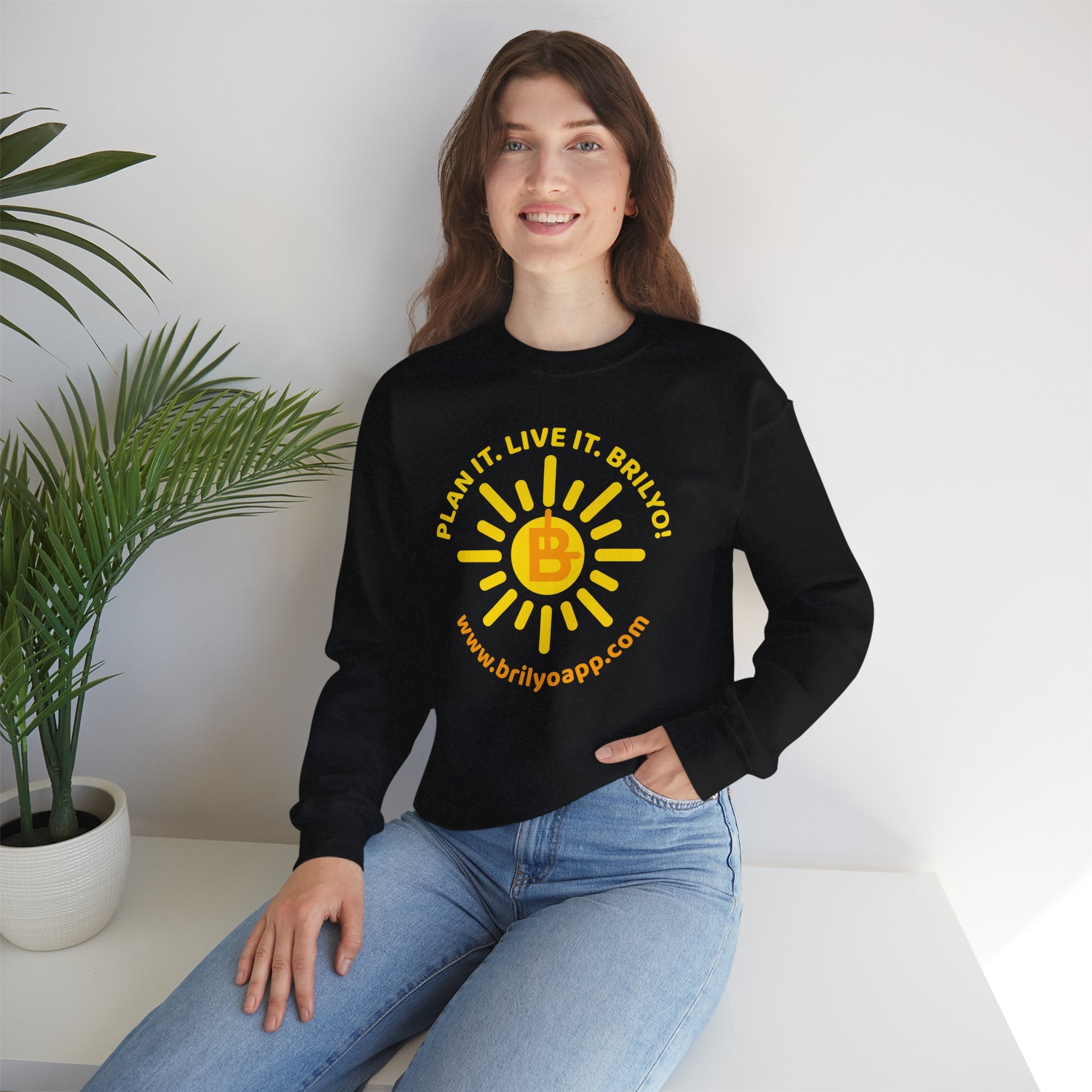 Brilyo Sun Logo Crewneck Sweatshirt