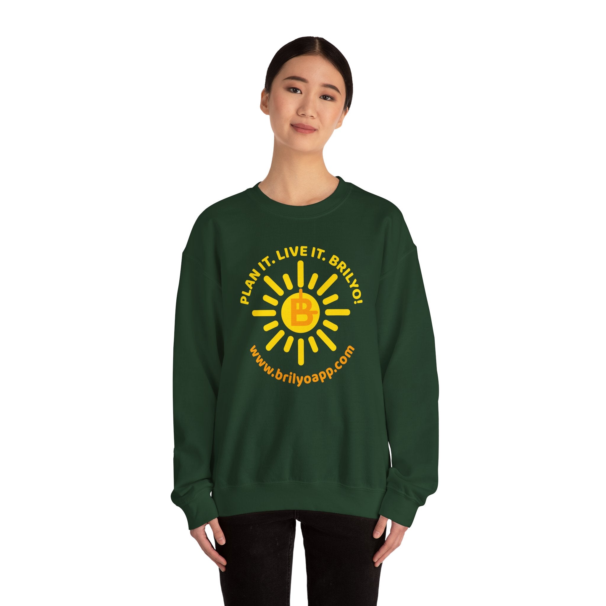 Brilyo Sun Logo Crewneck Sweatshirt